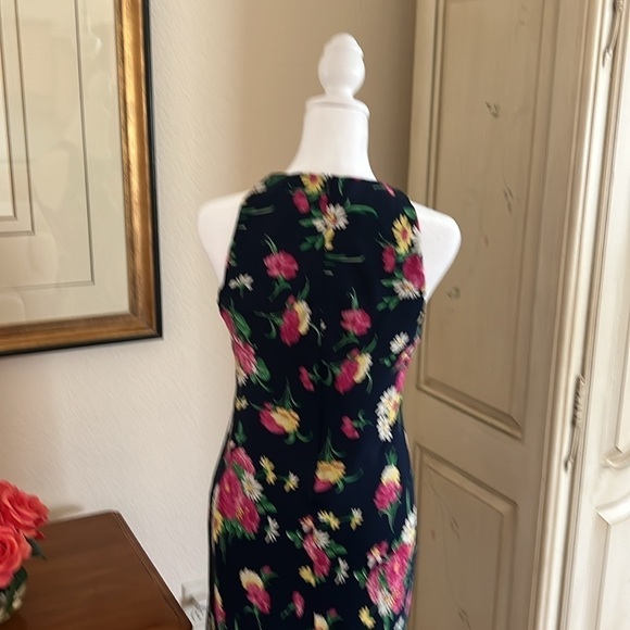 NWT Ralph Lauren 100% Silk Dress Floral Size 4P - Picture 6 of 9